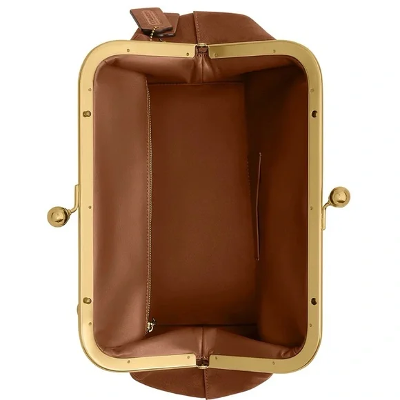 COACH
Kisslock Large Suede Frame Bag 27 - Picture 3 of 5